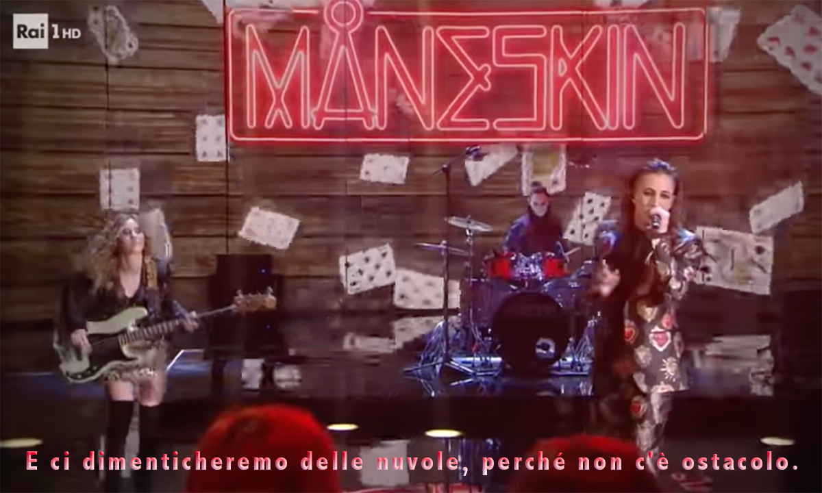 Immagini con frasi dei Maneskin