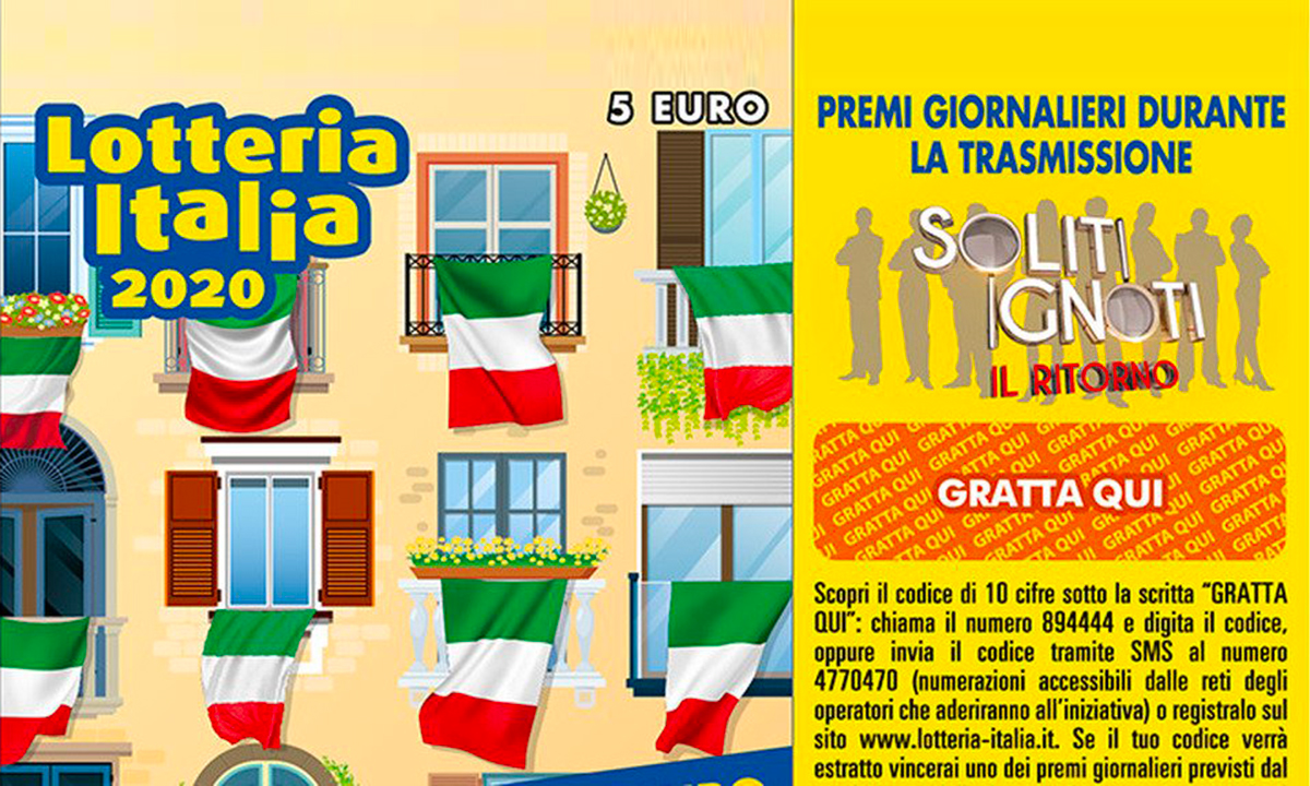 Biglietto Lotteria Italia 2020