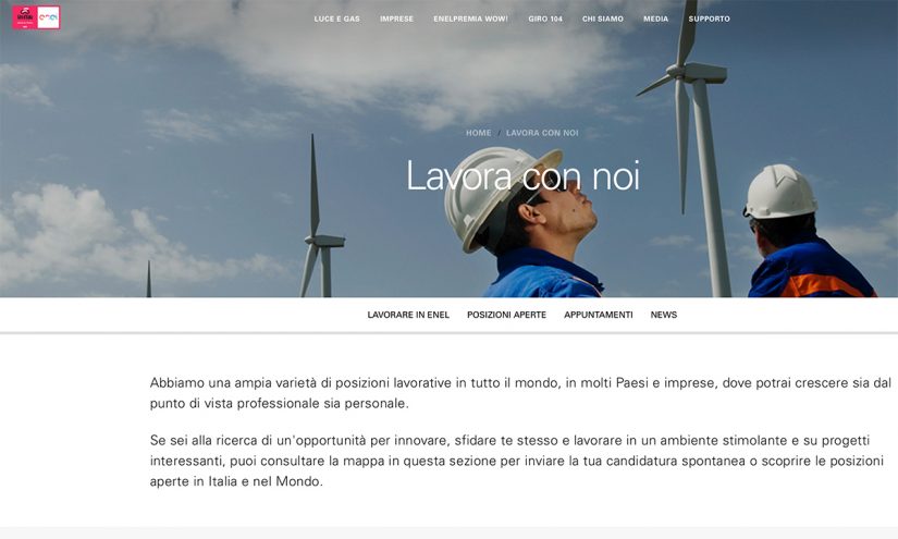 Lavorare in Enel Energia