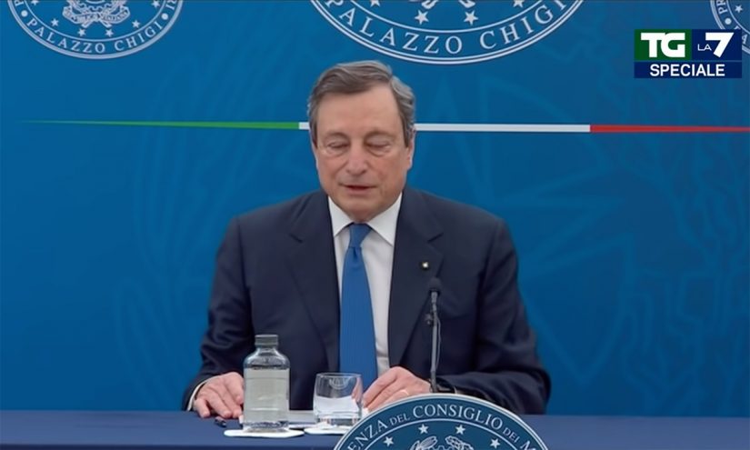 Mario Draghi, fine stato di emergenza