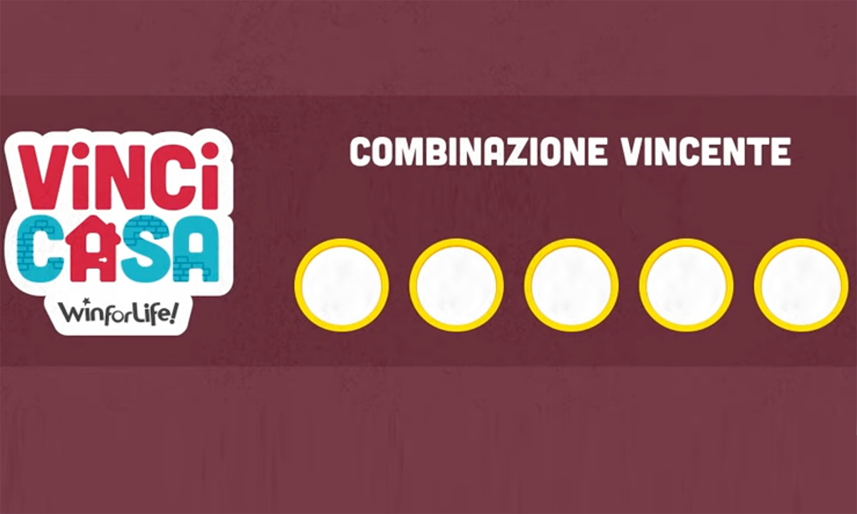 estrazione VinciCasa 16 gennaio 2025