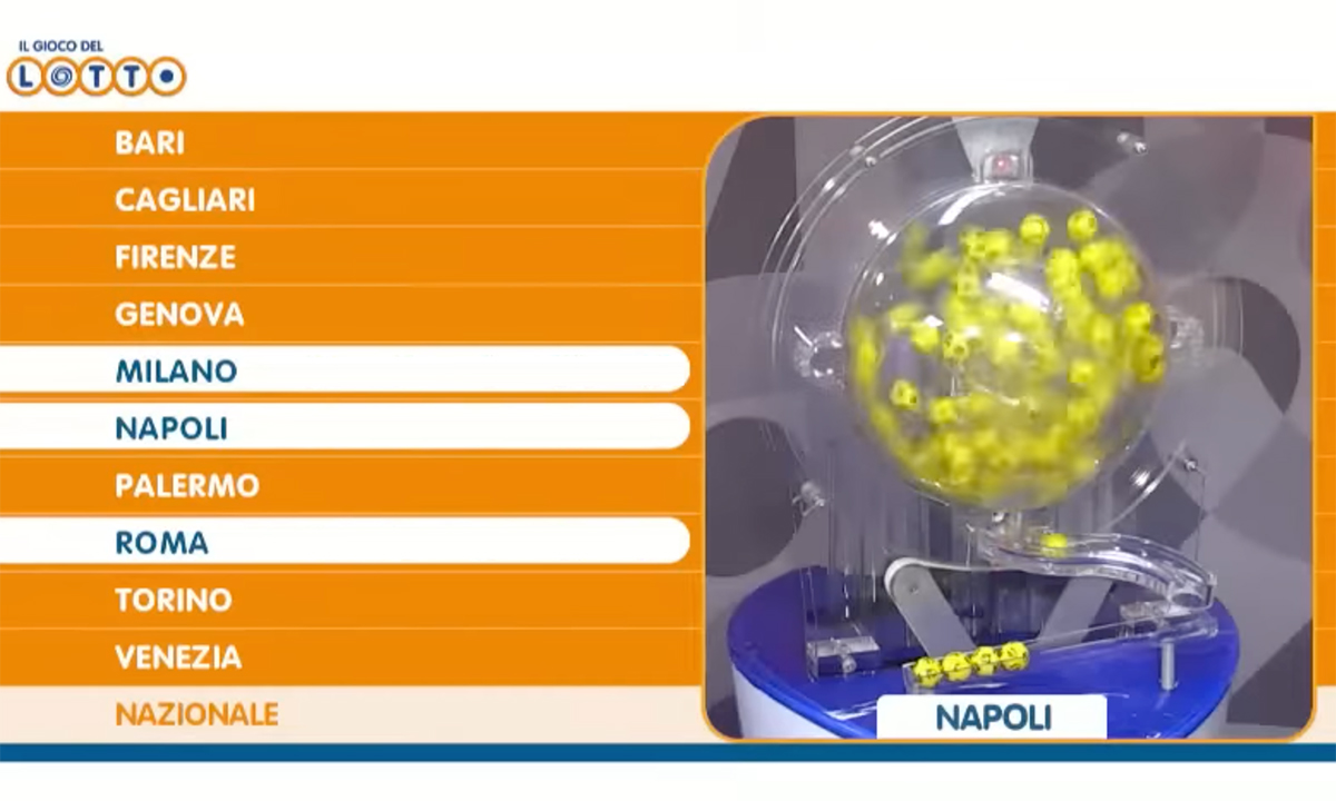 Estrazione del Lotto 18 Maggio 2024