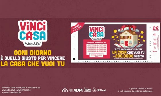 Estrazione VinciCasa del 31 luglio 2025