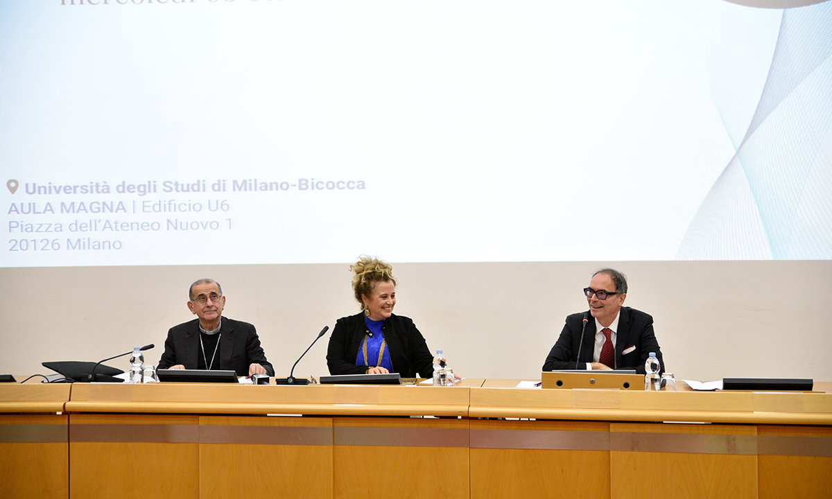 Monsignor Delpini ha incontrato gli studenti di Milano-Bicocca