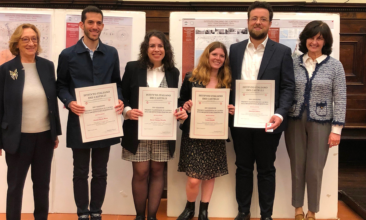 Neolaureati del Poliba premiati per la tesi di laurea in architettura