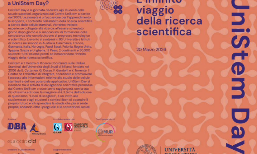 UniStem Day 2026: scoprire la scienza e il futuro