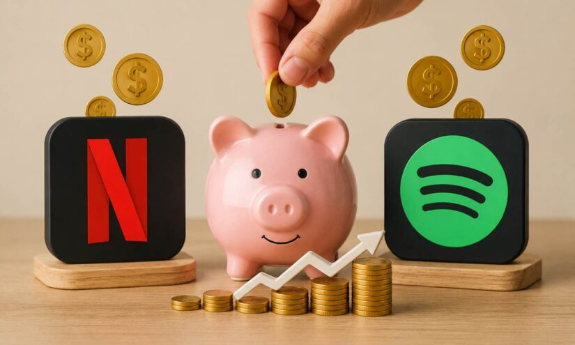 Risparmiare su Netflix e Spotify