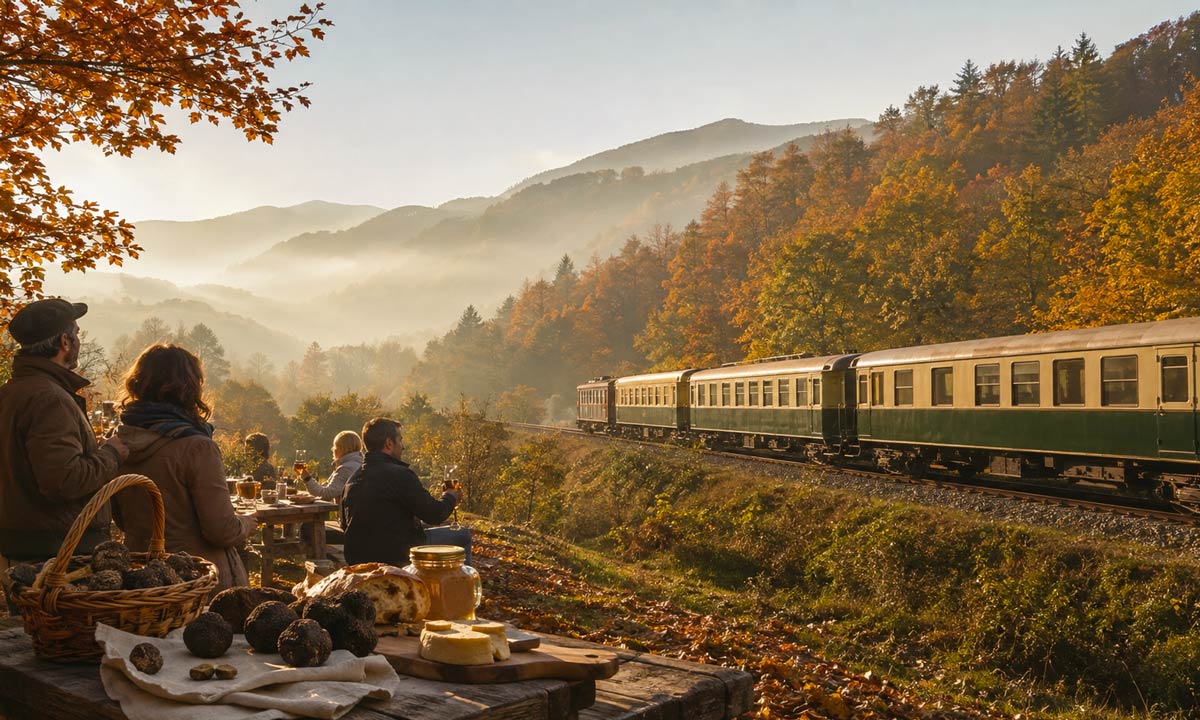 Treno del Tartufo in Calabria